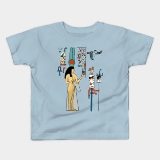 Egyptian Art form the Great Temple Kids T-Shirt